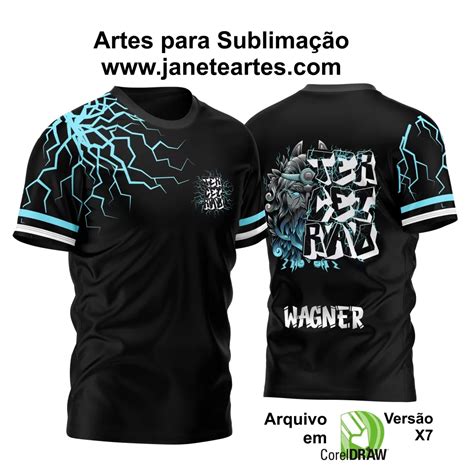 Arte Vetor Estampa Camisa TERCEIRÃO Zeus Raios 2024