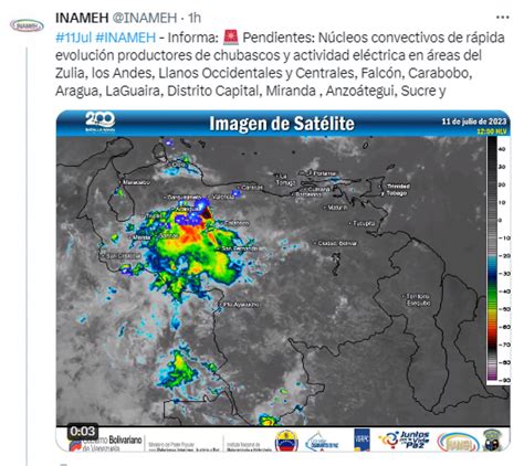 Pron Stico Del Inameh Hoy De Julio Revisa El Reporte De Las