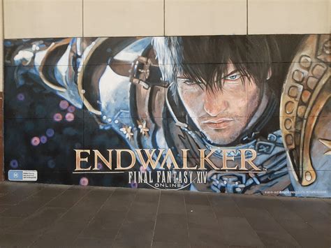 Finished Endwalker mural in Melbourne : r/ffxiv