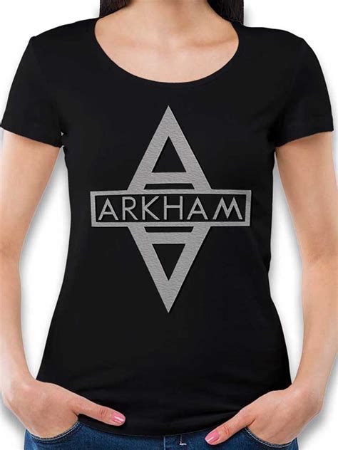 Arkham Logo Damen T Shirt Shirtminister