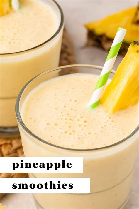 Pineapple Smoothie - 40 Aprons