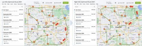 Same Side Routing For Last Mile Route Planning And Optimization