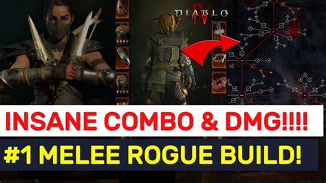 Diablo Highest Burst Dmg Melee Rogue Build Youtube