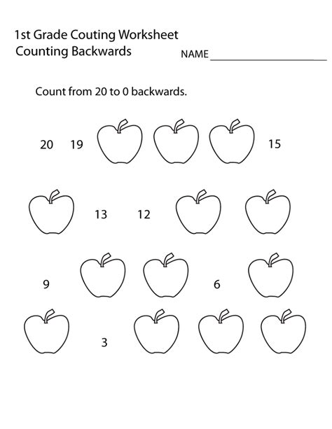 Free First Grade Math Worksheets | Activity Shelter