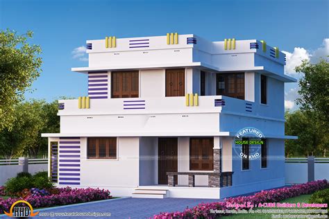 1592 Sq Ft Flat Roof Home With 3 Bedrooms Kerala Home Design And