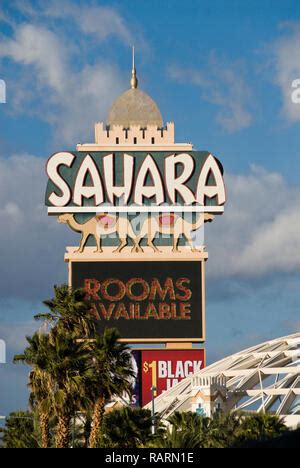 The historic Sahara Hotel and Casino before it was renovated into the ...