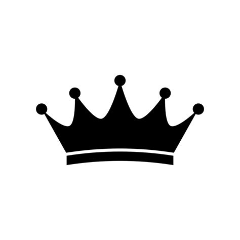 Crown Vector Icon Isolated Vector Art At Vecteezy