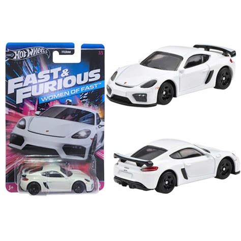 Машинка коллекционная Mattel Hot Wheels 2024 HNR88 Fast Furious PORSCHE 718 CAYMAN GT4