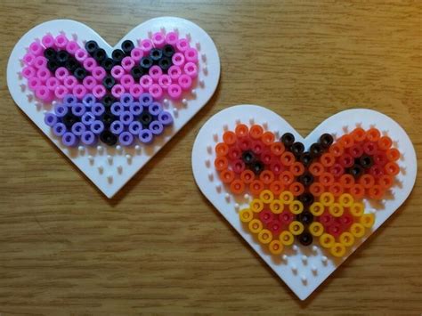 Hama Bead Butterflies Easy Perler Bead Patterns Hama Beads Design