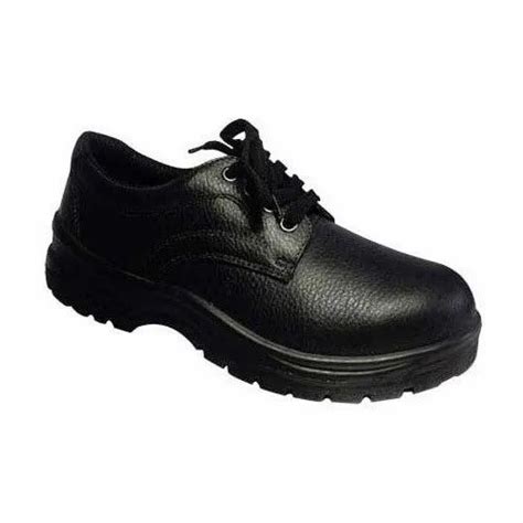 Mens Black Safety Shoes Packaging Type Box Sole Type PU At Rs 459