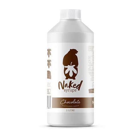 Chocolate Sauce Naked Syrups 1L 6 Reliable Food Distributors