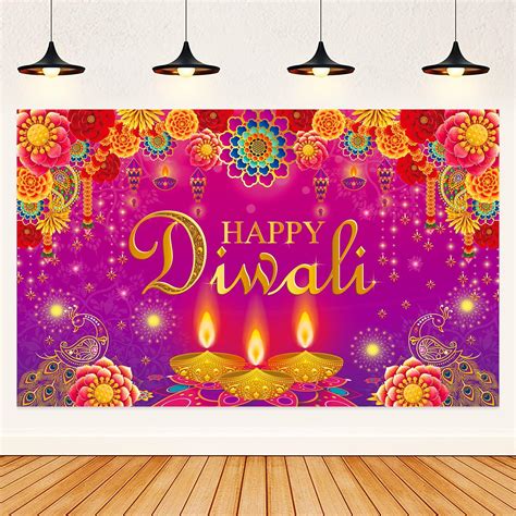 Amazon Diwali Backdrop Banner Happy Diwali Decorations For Home