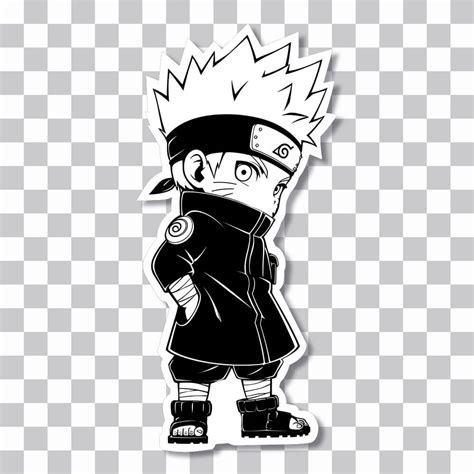 Chibi Naruto Uzumaki Manga Sticker - Digital PNG Download, stickers manga - okgo.net