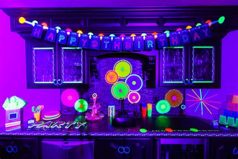 Kara's Party Ideas Glow Dance Birthday Party | Kara's Party Ideas