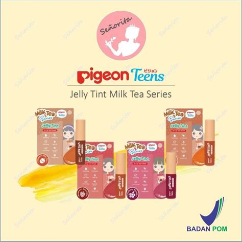 Jual Pigeon Teens Jelly Tint Milk Tea Series Shopee Indonesia