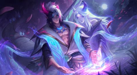 Artstation Spirit Blossom Aphelios Splash Art For League Of Legends