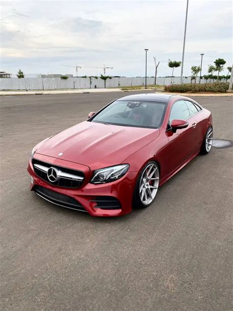 Mercedes Benz E300 Coupe Amg Package 2017 2019 Volcano Red On Red Mobil Bekas 915488742