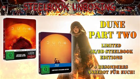 Unboxing Dune Part Two 2d And 4k Steelbooks Youtube