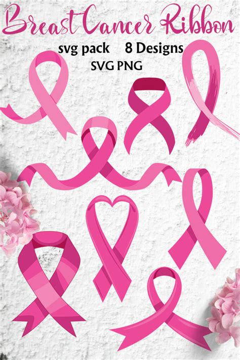 Breast Cancer Ribbon Svg Masterbundles