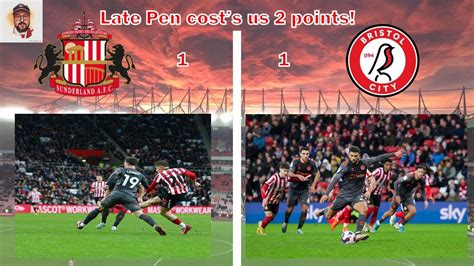 SUNDERLAND V BRISTOL CITY 1 1 PIGGY BACKS AND PENALTIES MATCH