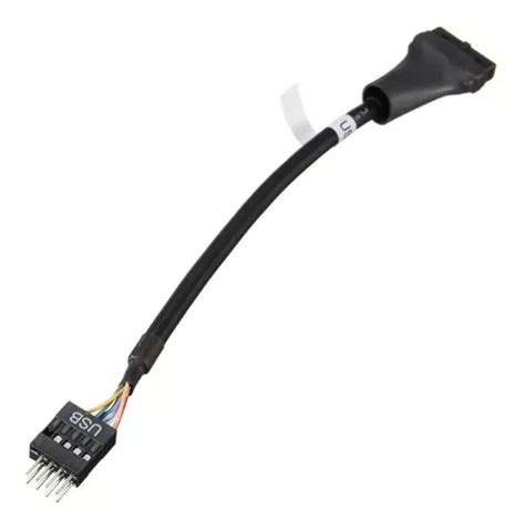 Cabo Adaptador Usb 30 19 Pinos F Para Usb 20 De 8 Pinos M