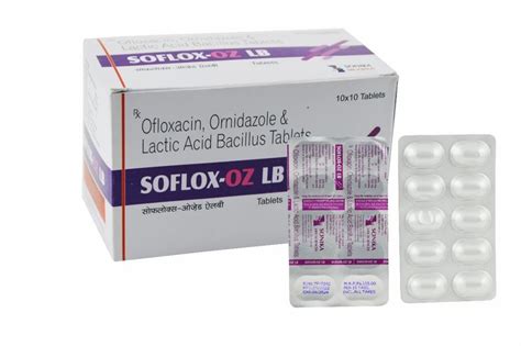 Ofloxacin Mg Ornidazole Mg Lactic Acid Bacillus Million