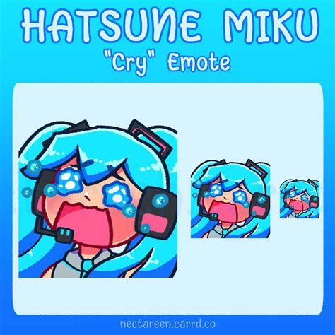 Hatsune Miku Emote Pack - Etsy