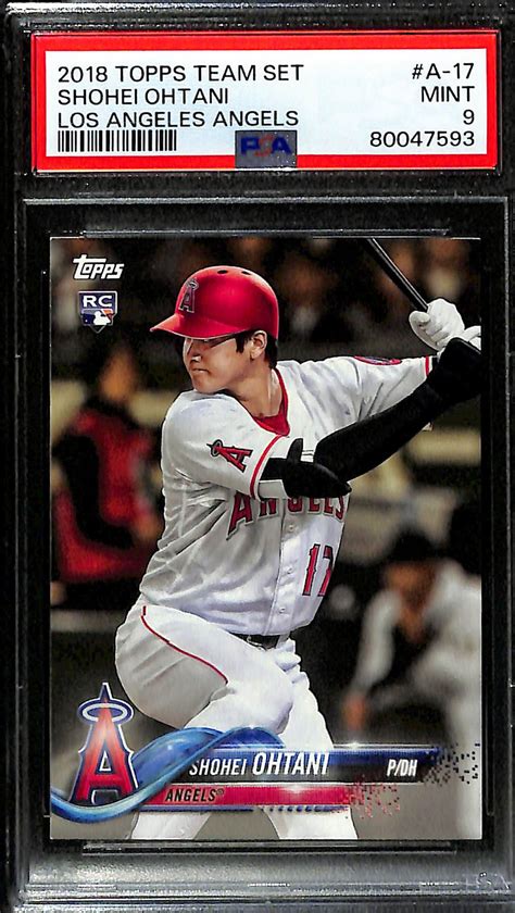 Lot Detail Lot Of Psa Graded Topps Shohei Ohtani Rookie