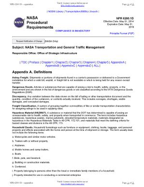 Fillable Online Nodis Gsfc Nasa Expiration Date May Nodis Gsfc