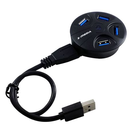 X-MEDIA USB 3.0 4-Port Mini Hub