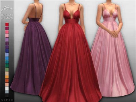 Sims 4 Elegant Dress CC