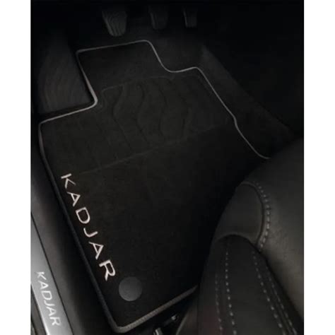 Tapis De Sol Textile Premium Avant Et Arriere Pour Kadjar Accessoire