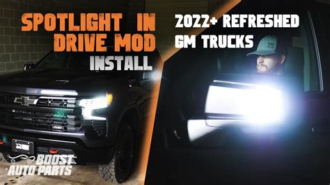 Gm Mirror Spot Light In Drive Mirror Mod Silverado Sierra