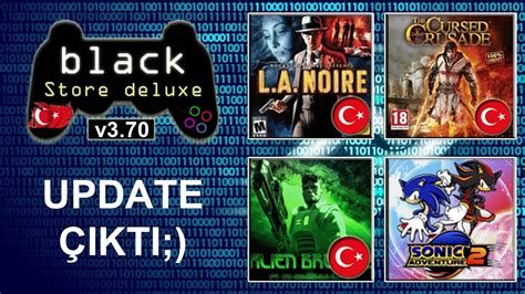 PS3 BLACK STORE v3 70 UPDATE ÇIKTI TÜRKÇE YAMALAR L A NOIRE