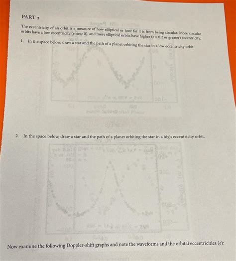 Solved PART 2 The eccentricity of an orbit is a measure of | Chegg.com