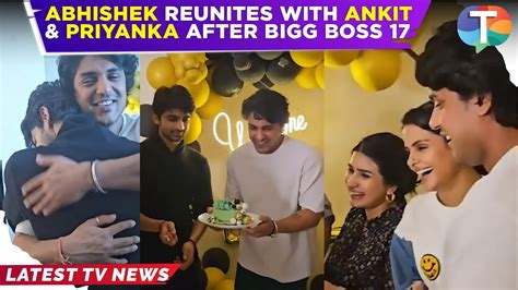 Abhishek Kumar REUNITES With Udaariyaan Co Stars Ankit Gupta Priyanka