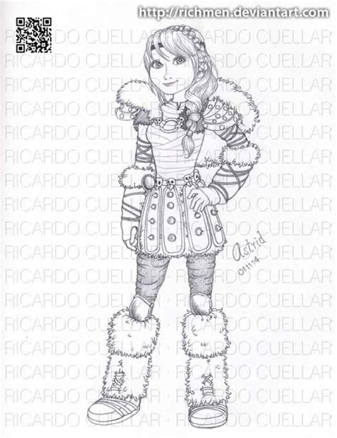 Astrid Httyd2 By Richmen On Deviantart