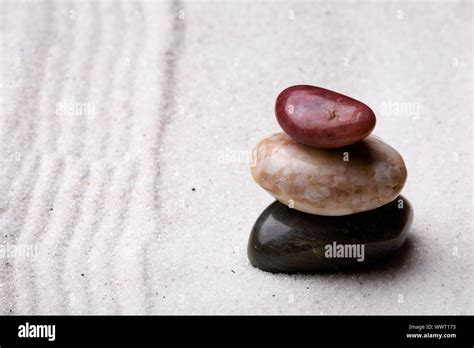 Zen Rock Garden Stock Photo - Alamy