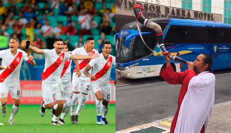 Perú vs Brasil Hincha Israelita usa curioso instrumento musical para