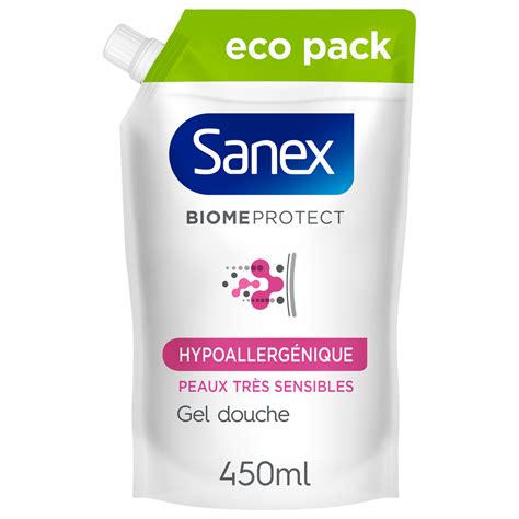 Sanex Recharge Gel Douche Biome Protect Dermo Hypoallerg Nique Peaux