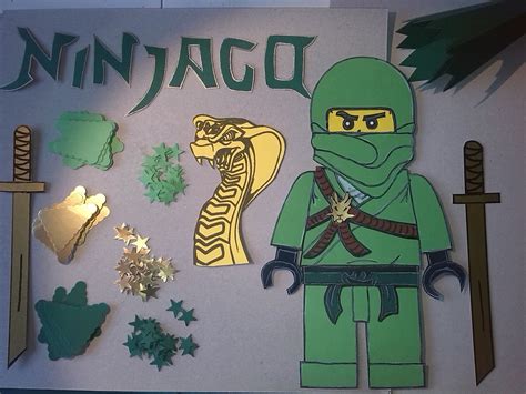 das creativchen ein Bastel Set für Ninjago Schultüten Basteln