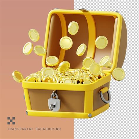 Premium Psd Psd Treasure Chest Game Asset Icon Isolated D Render