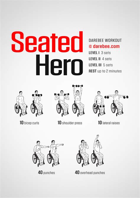 Seated Hero Workout