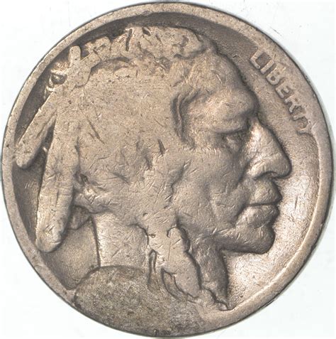 5c S Mint Marked - 1919 Buffalo Indian Head Nickel - Better Date - High ...