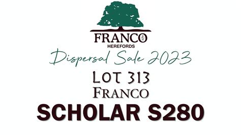 Lot Franco Scholar S Youtube