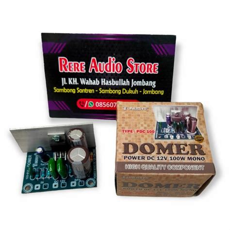 Jual Power Amplifier BTL DOMER TDA 2003 12Vdc 100watt Tunersys Di Lapak