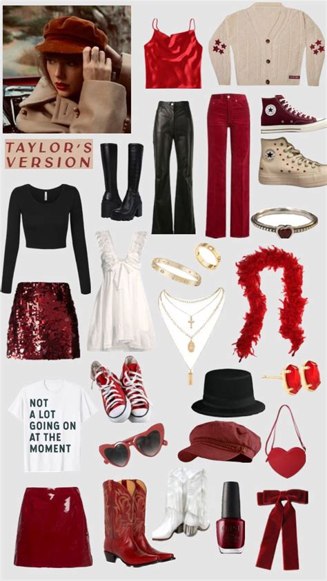 Red outfit inspo #redoutfitinspo #erastouroutfits #erastour | Taylor swift outfits, Taylor ...