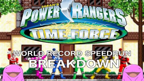 Breakdown Of World Record Power Rangers Time Force Gba Youtube