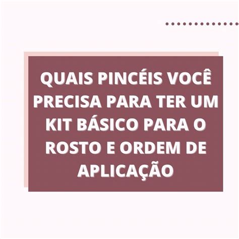 Vcs sempre me perguntam qual pincel usar para uma boa preparação de