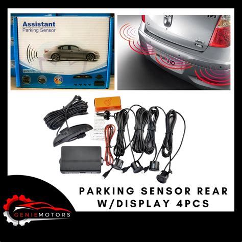 LCD Display Car Parking Sensor 4 Rear View Reverse Backup Radar System